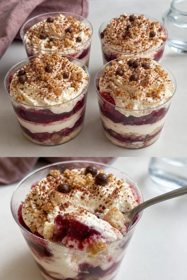 Weihnachts Tiramisu Rezept einfach 1 Festliches Weihnachts Tiramisu mit Schichten aus Mascarpone und Kakao