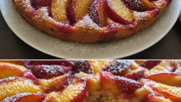 Leckerer Pflaumenkuchen aus dem besten Rezept mit saftigen Pflaumen