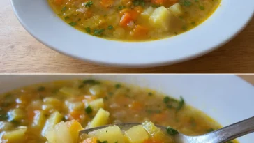Schüssel mit Wundersuppe - gesund und nährstoffreich