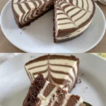 Zebrakuchen ohne Backen – köstliche Schichttorte mit Schokolade und Vanille