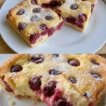 Zimt Kirsch Schmand Kuchen Rezept einfach 2 Zimt Kirsch Schmand Kuchen frisch aus dem Ofen mit herrlichem Duft.