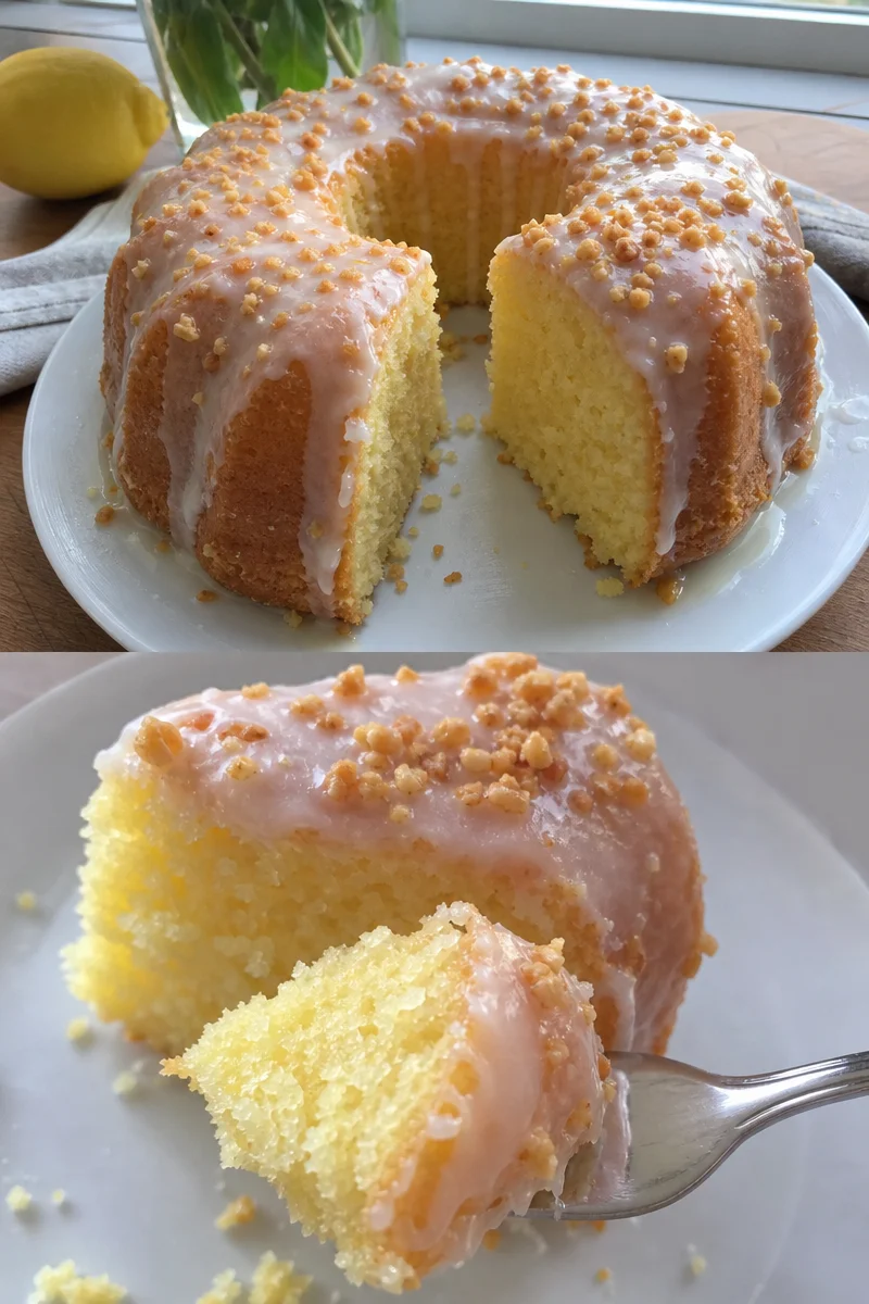 Zitronen Gugelhupf mit Krokant Rezept 1 Zitronen Gugelhupf mit Krokant Rezept