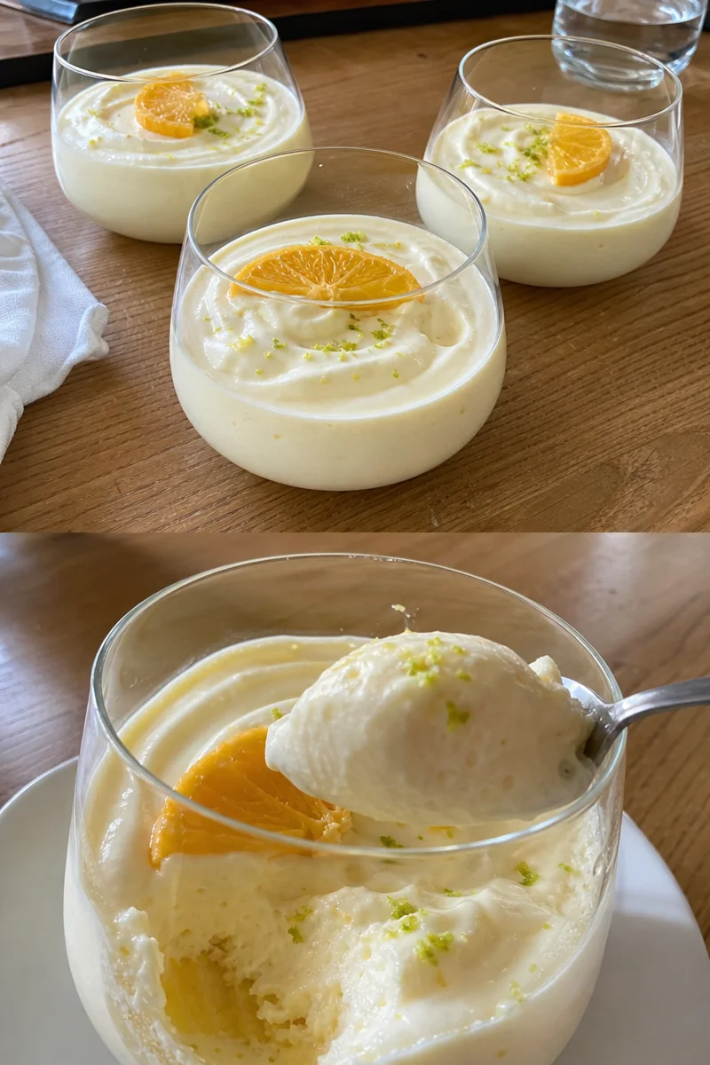 Zitronenmousse